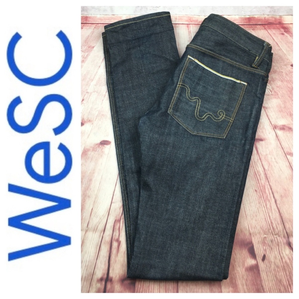 💙WESC EVE 5 PKT 11.5oz Japanese Selvedge Denim Jean 27x35